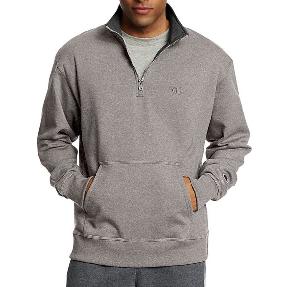 champion men's quarter zip